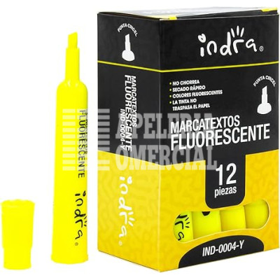 MARCADOR MARCATEXTOS COLOR AMARILLO 